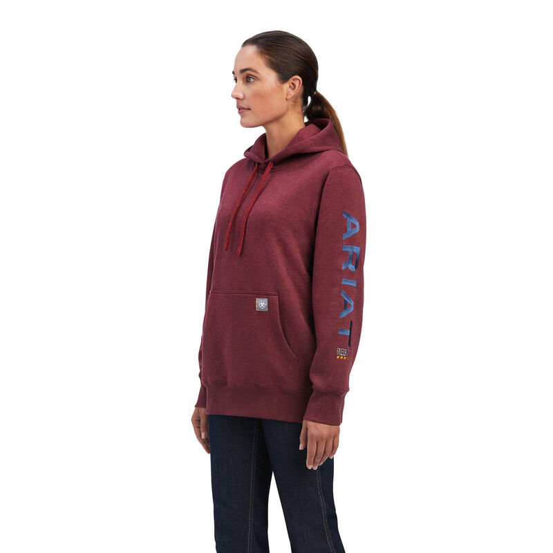 Ariat Hoodie Damen - Rebar Graphic DunkelRot ( WILQE-3941 )